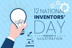 12 National Inventors Day Illustration Product Image 1