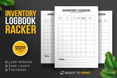 Inventory Logbook Tracker KDP Interior Product Image 1