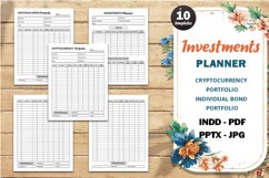 Investments Portfolio Tracker, Investor planner printable Product Image 2