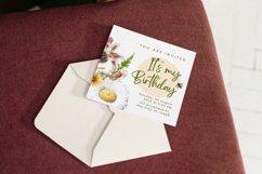 Sunflower Birthday Invitations Canva Template Product Image 3