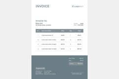 Corporate Invoice Template layout Design with modern look Product Image 2