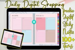 31 Daily Digital Shopping Planner with Hyperlinks each pages Product Image 1