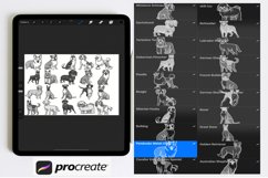 Cartoon Dogs Procreate Brush Stamps, 20 Cartoon Dogs Product Image 1