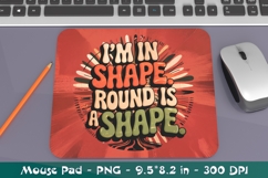Mouse Pad PNG, Funny Sublimation Design, Mental Health Humor Product Image 4