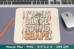 Mouse Pad PNG, Funny Sublimation Design, Mental Health Humor Product Image 2