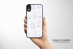 Canary Flora Millefleur Digital Paper | Vintage Floral Print Product Image 4