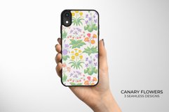 Canary Flora Millefleurs Vintage Digital Papers Product Image 5