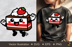 Dancer Cake Vector Illustration Product Image 1