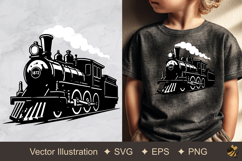 Old Railway Vector Illustration Product Image 1