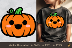 Cute Pumpkin Vector Illustration Product Image 1