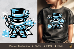 Flower Magician Vector Illustration Product Image 1