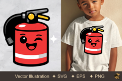Smile Extinguisher Vector Illustration Product Image 1
