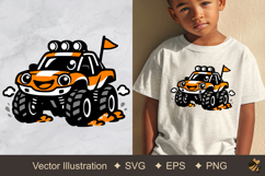 Cute Desert Buggy Vector Illustration Product Image 1