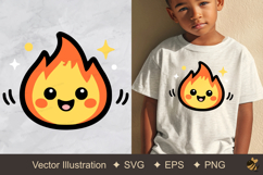 Warm Keeping Fire Vector Illustration Product Image 1