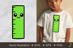 Long Ruler Vector Illustration Product Image 1