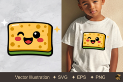 Cute Sponge Vector Illustration Product Image 1