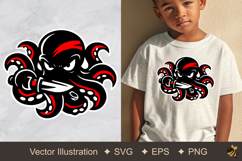 Octopus Monster Vector Illustration Product Image 1