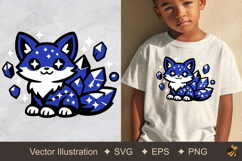 Crystal Fox Vector Illustration Product Image 1