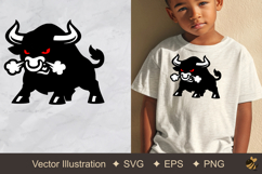 Angry Bull Vector Illustration Product Image 1