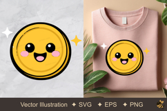 Lucky Coin Vector Illustration Product Image 1