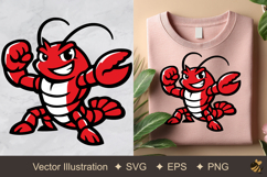 Lobster Strike Vector Illustration Product Image 1