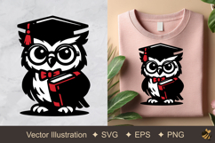 Professor Owl Vector Illustration Product Image 1