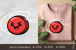 Energetic Yoyo Vector Illustration Product Image 1