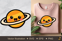Cute Space Vector Illustration Product Image 1