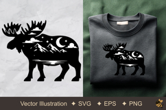Reindeer Adventure Vector Illustration Product Image 1