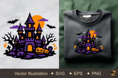 Haunted Castle Vector Illustration Product Image 1