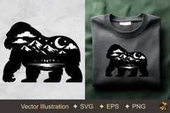 King Kong's Adventure Vector Illustration Product Image 1