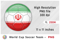 Iran National Team Soccer Ball. World Cup 2026 Product Image 1