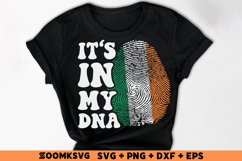 It's in my DNA Ireland Flag Fingerprint Sublimation PNG, SVG Product Image 2
