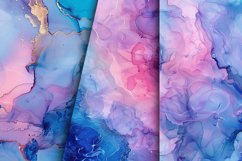 Iridescent Alcohol Ink Digital Paper Bundle Product Image 6