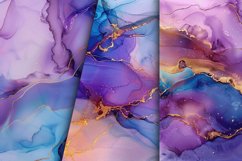 Iridescent Alcohol Ink Digital Paper Bundle Product Image 6