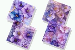 Iridescent Alcohol Ink Digital Paper Bundle Product Image 2