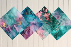 Iridescent Alcohol Ink Digital Paper Bundle Product Image 3