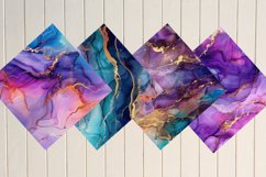 Iridescent Alcohol Ink Digital Paper Bundle Product Image 3