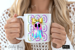 Iridescent Ghost Boo Halloween PNG Product Image 2