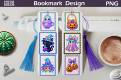 Halloween Postage Stamp Bookmark | Iridescent Bookmark Product Image 5
