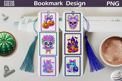 Halloween Postage Stamp Bookmark | Iridescent Bookmark Product Image 7