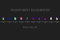 Iridescent Brush Strokes Clipart Product Image 2