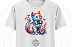 Iridescent cat, Cat designs, butterfly, roses, Halloween Product Image 2