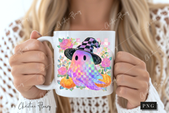 Retro Ghost Iridescent PNG Product Image 2
