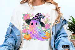 Retro Ghost Iridescent PNG Product Image 5