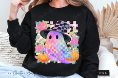Retro Ghost Iridescent PNG Product Image 6