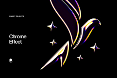 Iridescent Chrome Text Effect Product Image 1