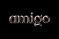 Iridescent Chrome Text Effect Product Image 2