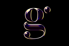 Iridescent Chrome Text Effect Product Image 5