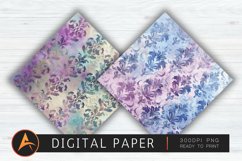 Iridescent Damask Digital Paper Product Image 1